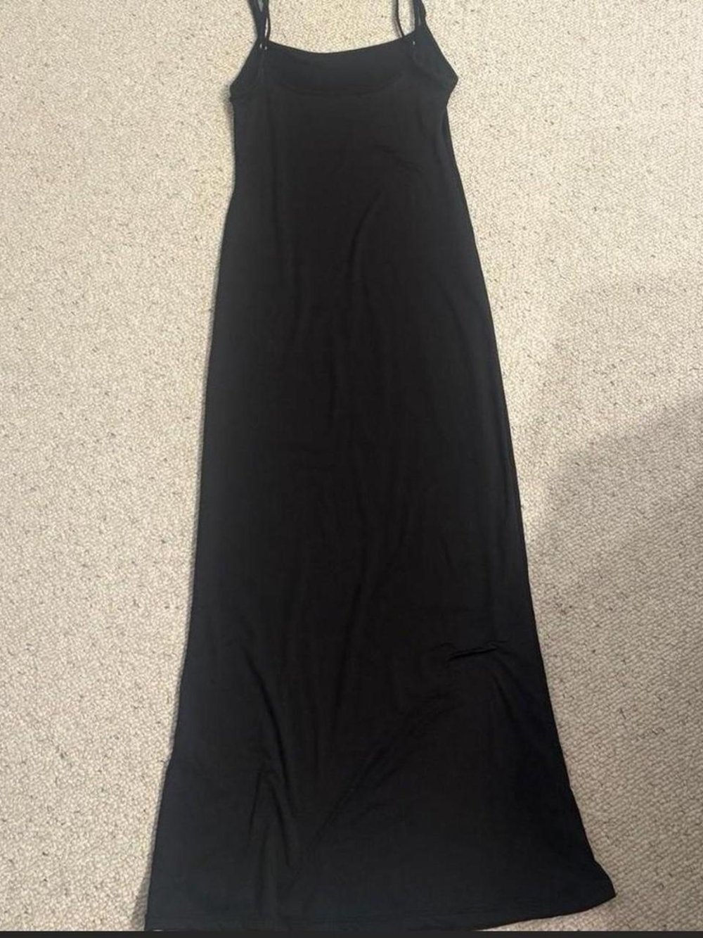 Black Slip Maxi Dress